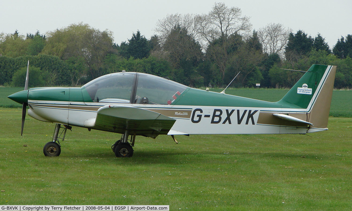 G-BXVK, 1998 Robin HR-200-120B C/N 326, Robin HR200 of the local Flying School at Peterborough Sibson