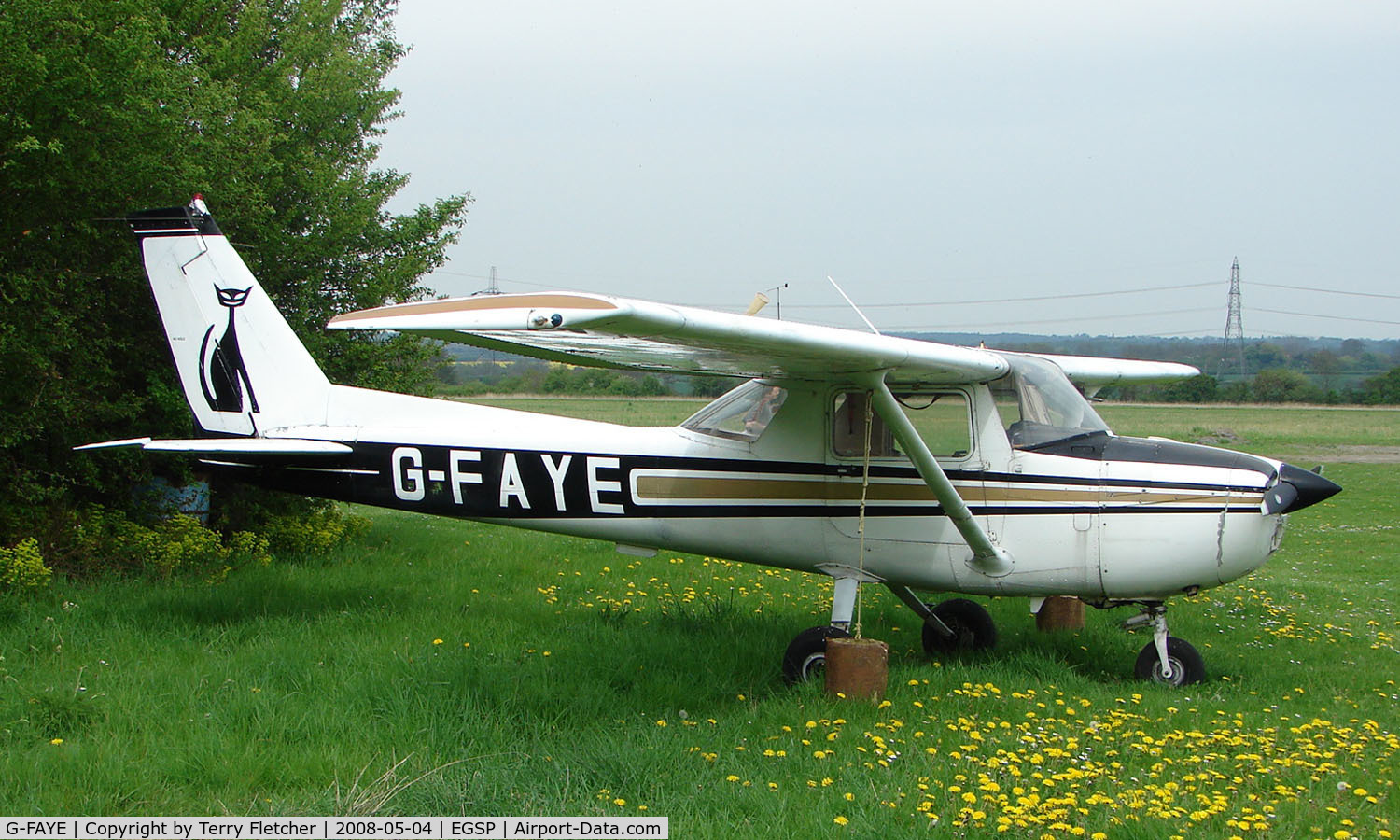 G-FAYE, 1976 Reims F150M C/N 1252, Cessna F150M at Peterborough Sibson