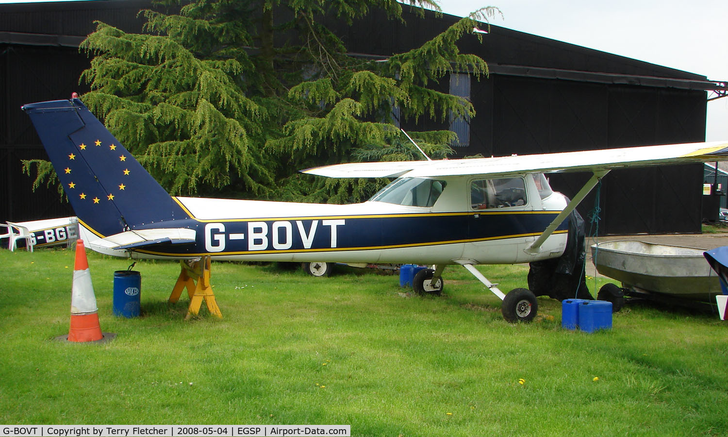 G-BOVT, 1976 Cessna 150M C/N 150-78032, Cessna 150M at Sibson