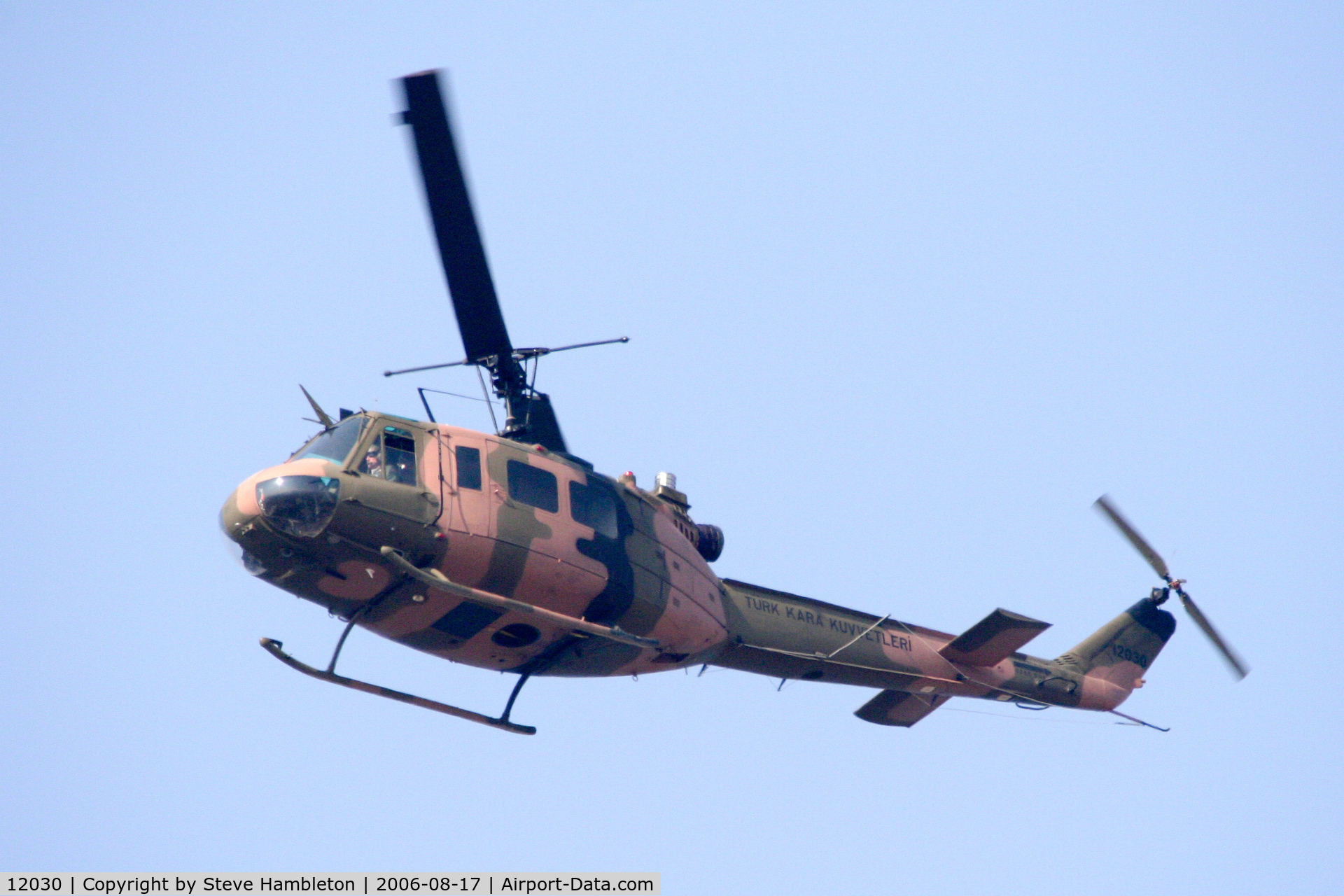 12030, Bell UH-1H Iroquois C/N Not found 12030, Turkish Army UH-1H Iroquois at Kyrenia, Northern Cyprus