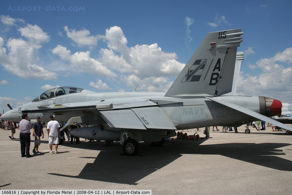 166816, Boeing F/A-18F Super Hornet C/N F189, F-18
