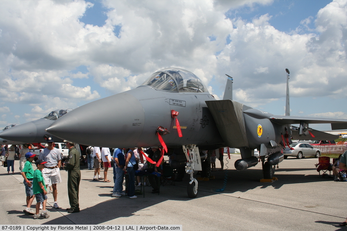 87-0189, 1987 McDonnell Douglas F-15E Strike Eagle C/N 1054/E029, F-15E