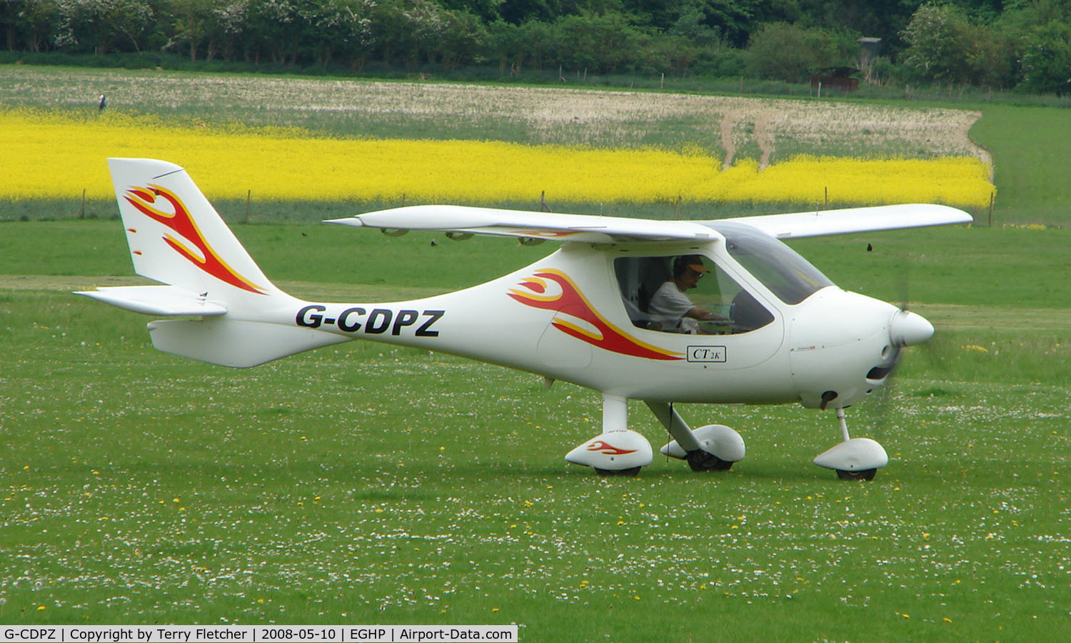 G-CDPZ, 2005 Flight Design CT2K C/N 8124, A very pleasant general Aviation day at Popham in rural UK