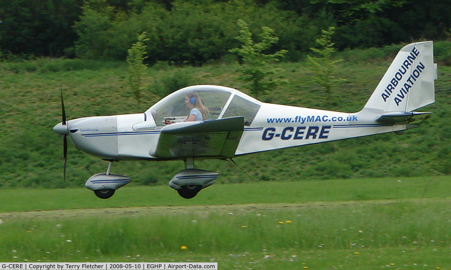 G-CERE, 2007 Cosmik EV-97 TeamEurostar UK C/N 2931, A very pleasant general Aviation day at Popham in rural UK