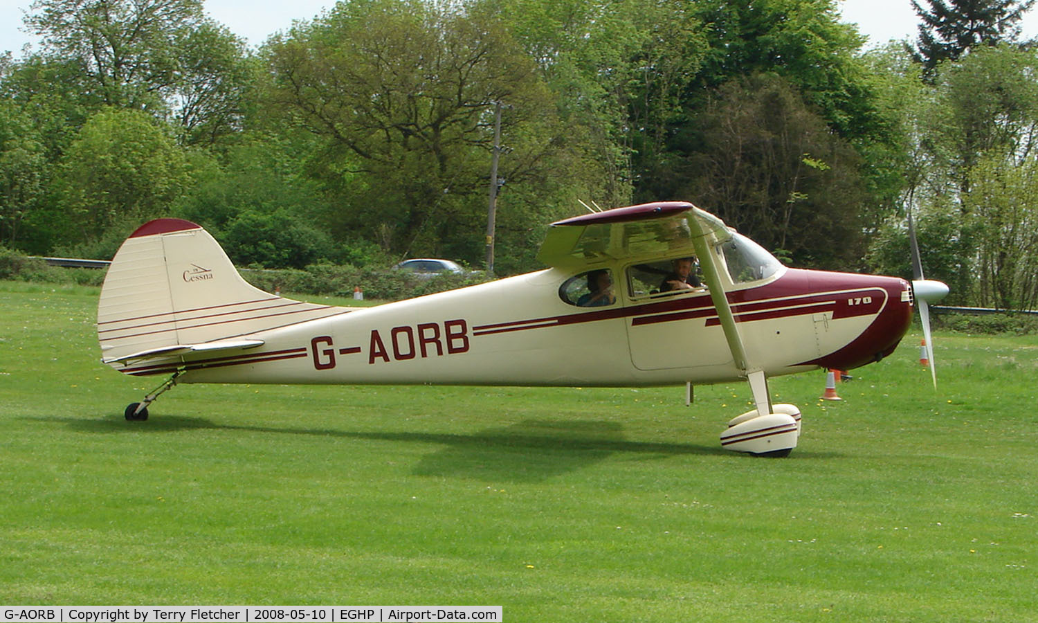 G-AORB, 1952 Cessna 170B C/N 20767, A very pleasant general Aviation day at Popham in rural UK