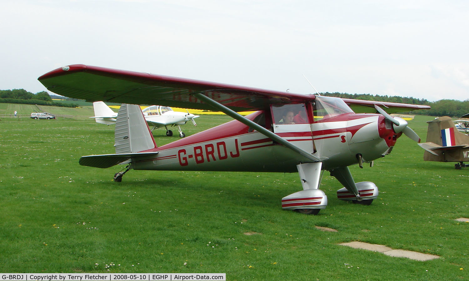 G-BRDJ, 1946 Luscombe 8F Silvaire C/N 3411, A very pleasant general Aviation day at Popham in rural UK