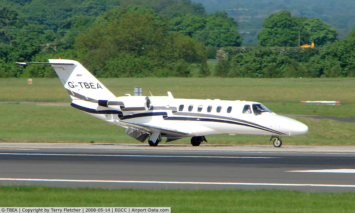 G-TBEA, 2003 Cessna 525A CitationJet CJ2 C/N 525A-0191, Some of the typical traffic that can be seen at Manchester (Ringway)  International