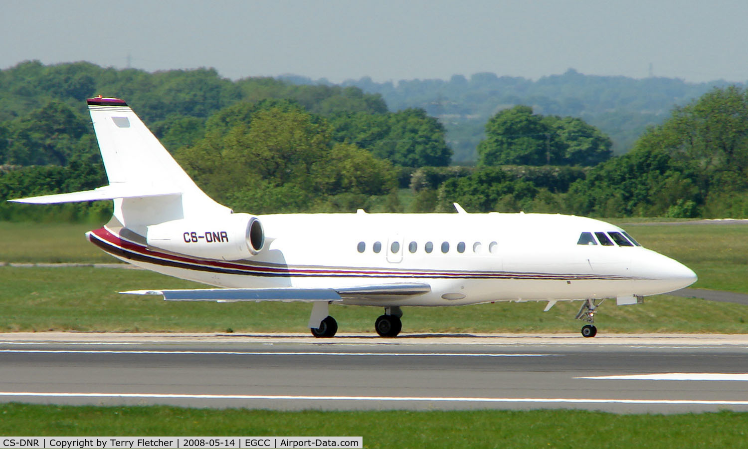 CS-DNR, 2000 Dassault Falcon 2000 C/N 120, Some of the typical traffic that can be seen at Manchester (Ringway)  International