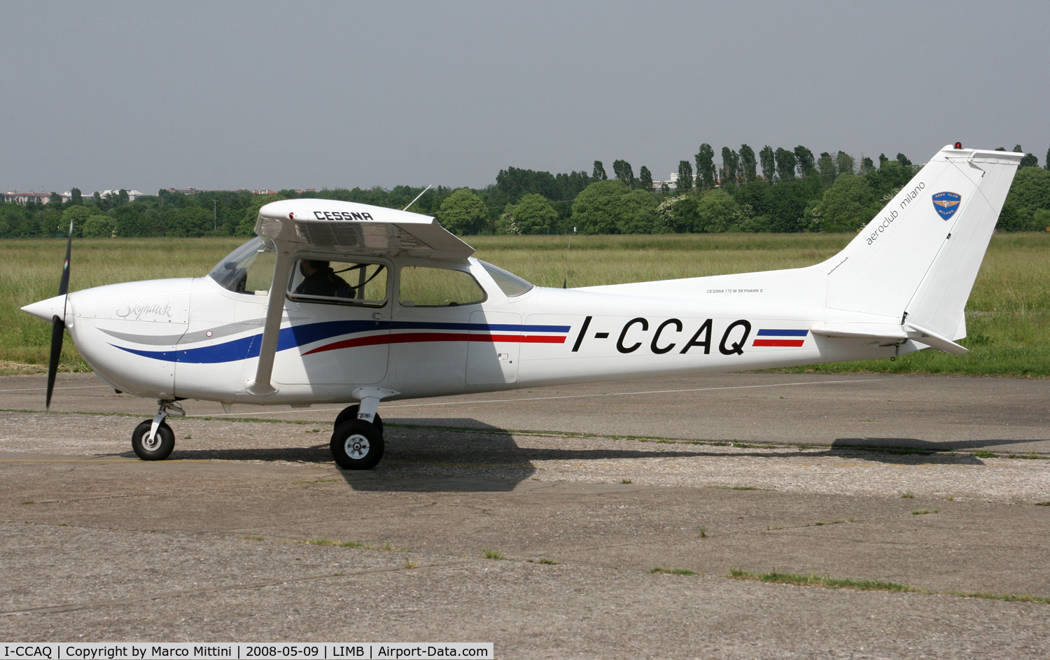 I-CCAQ, Reims F172M II Skyhawk C/N 1336, At Milano Bresso airport
