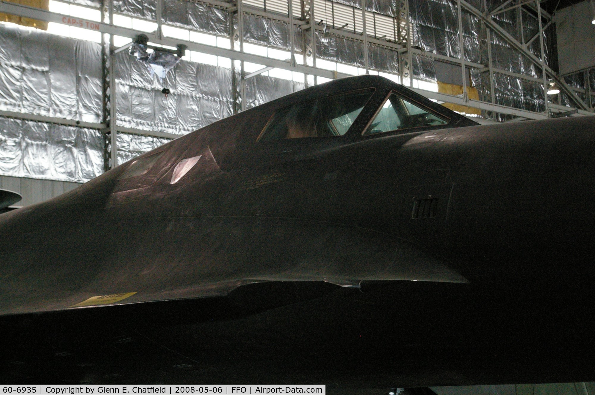 60-6935, 1963 Lockheed YF-12A C/N 1002, Nose close-up at the Air Force Museum