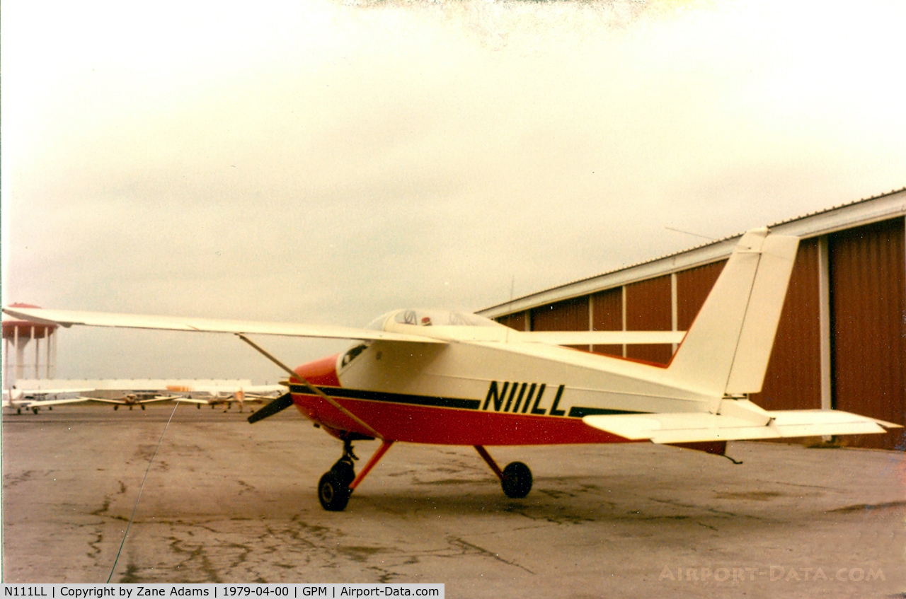 N111LL, 1964 Bolkow Bo-208 Junior C/N 545, At Grand Prairie Municipal