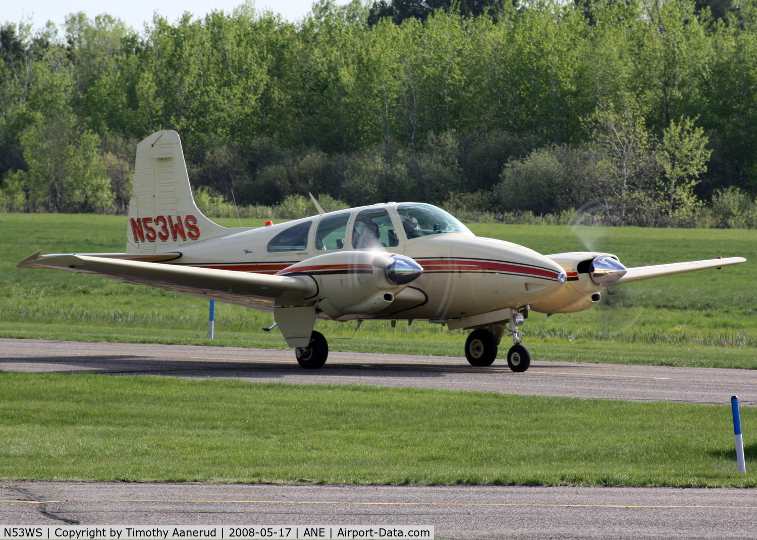 N53WS, 1967 Beech D95A Travel Air C/N TD-706, Blaine Aviation Weekend 2008