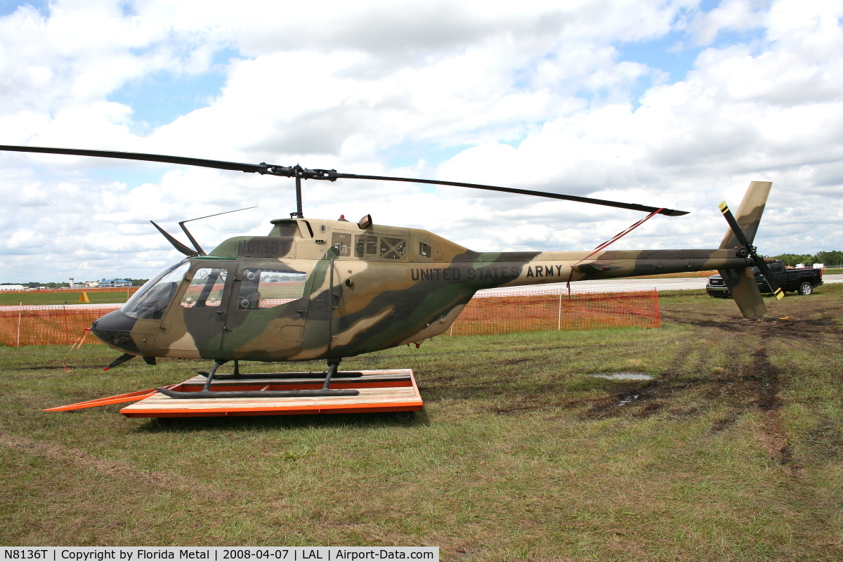 N8136T, 1972 Bell 206A-1 JetRanger C/N 72-21213, CH-57
