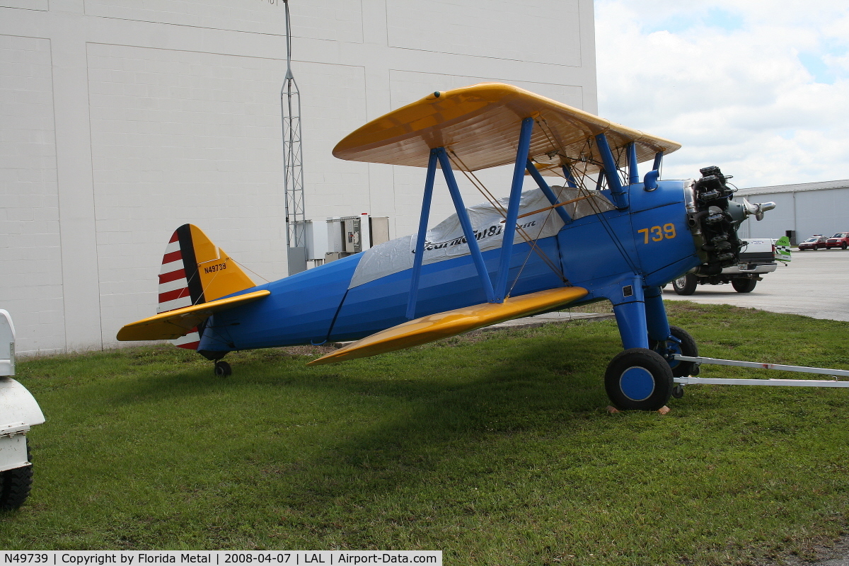 N49739, 1943 Boeing A75N1(PT17) C/N 75-4462, PT-17