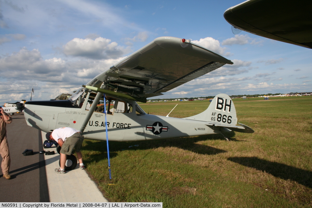 N60591, 2001 Cessna 305F C/N AR-4, L-19