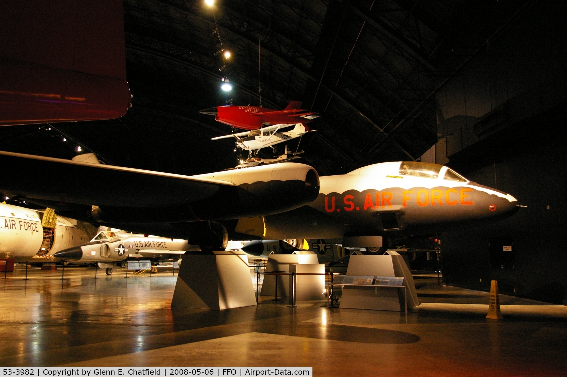 53-3982, 1953 Martin EB-57D Canberra C/N 006, Dark is hard to get a good shot of!  At the National Museum of the U.S. Air Force