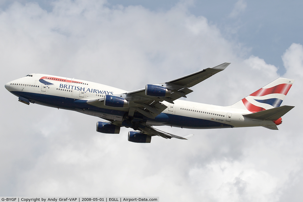 G-BYGF, 1999 Boeing 747-436 C/N 25824, British Airways 747-400