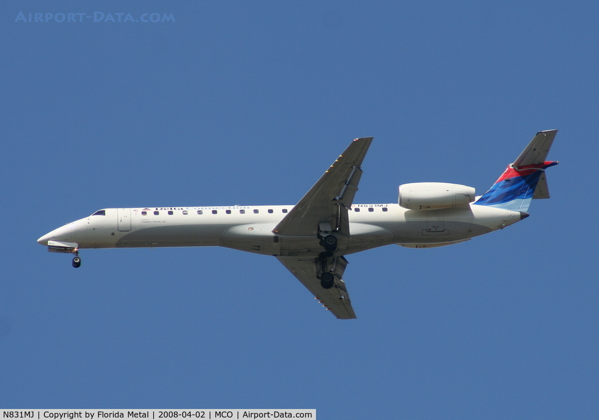 N831MJ, 2000 Embraer EMB-145LR C/N 145273, Delta Connection