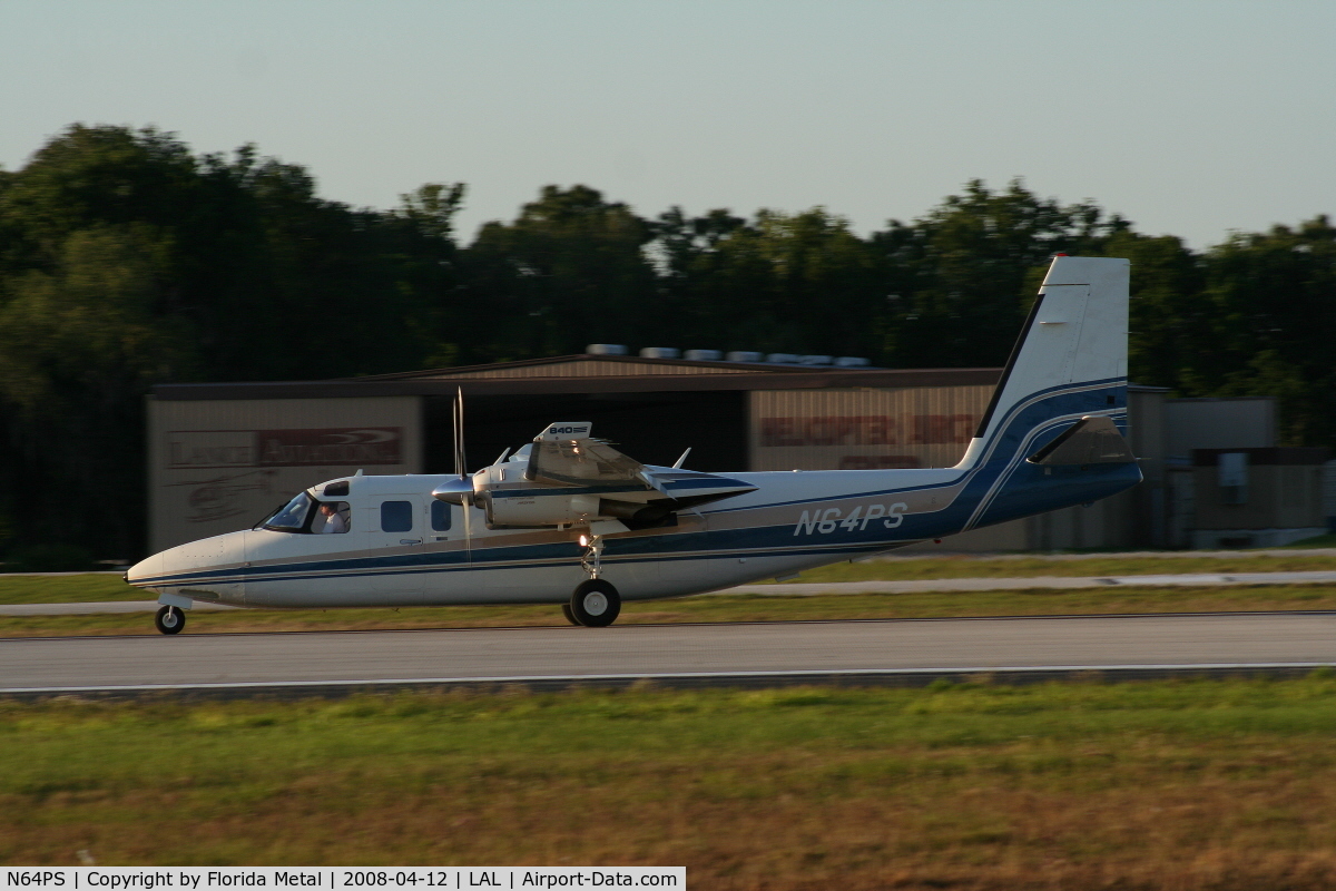 N64PS, 1981 Gulfstream 690C Jetprop 840 C/N 11702, Aero Commander 690C