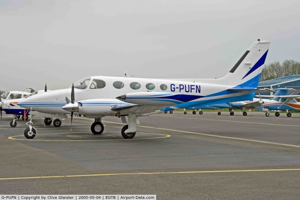 G-PUFN, 1976 Cessna 340A C/N 340A-0114, Ex: N5477J > N532KC > N532KG > G-PUFN To N10GY Jan 2009