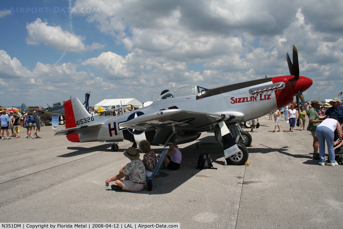 N351DM, 1944 North American P-51D Mustang C/N 122-40998 (44-74458), Sizzlin Liz