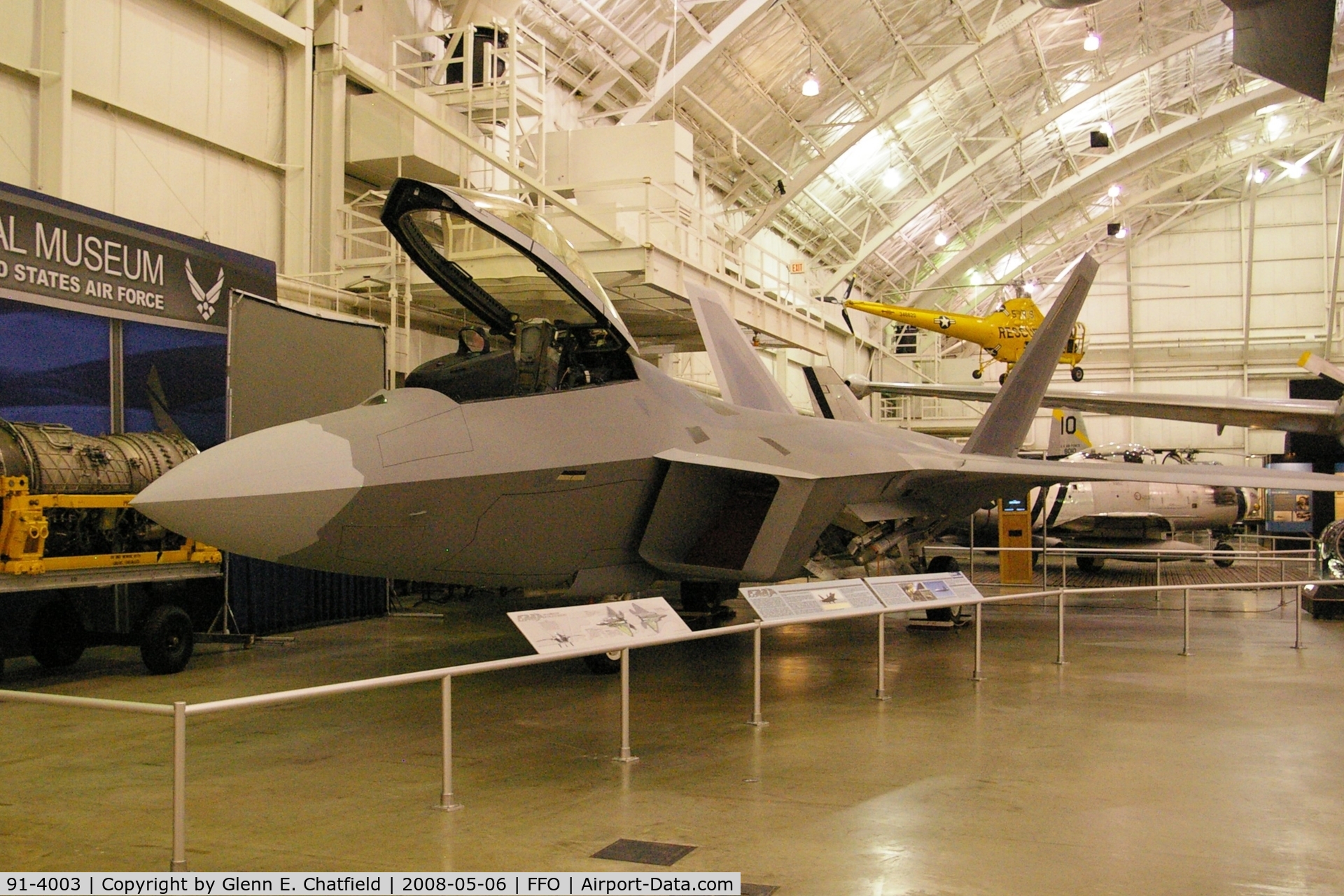91-4003, 1992 Lockheed Martin F-22A Raptor C/N 4003, Displayed at the National Museum of the U.S. Air Force