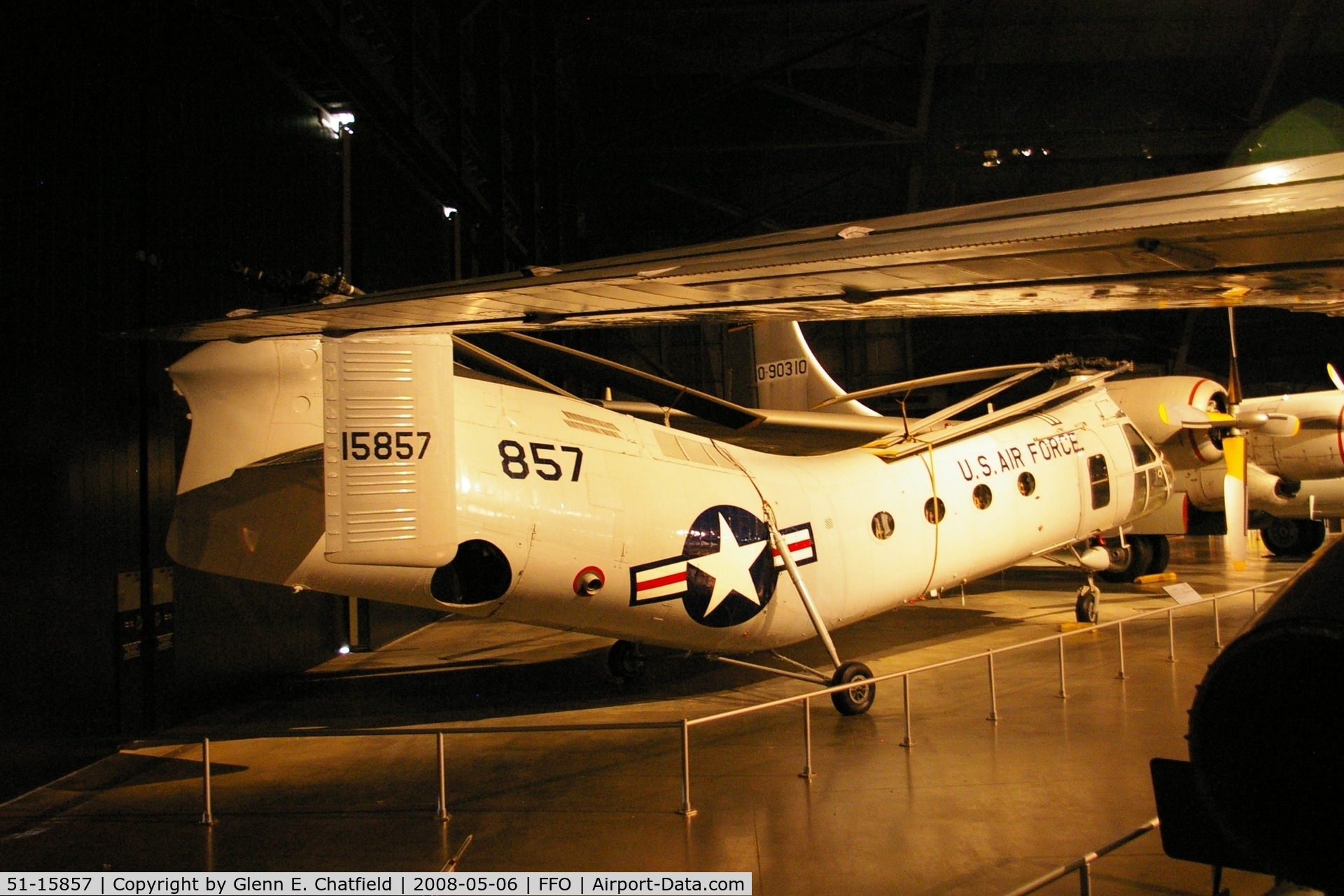 51-15857, 1951 Piasecki H-21B Workhorse C/N B.4, Displayed at the National Museum of the U.S. Air Force