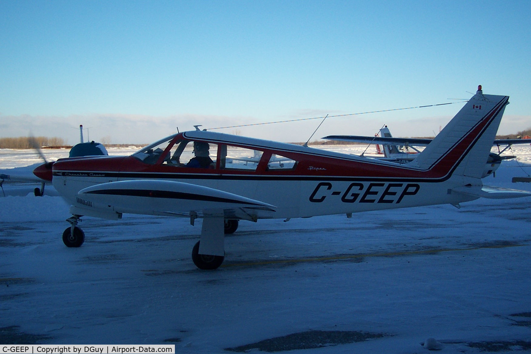 C-GEEP, 1970 Piper PA-28R-180 Cherokee Arrow C/N 28R-31086, Winter