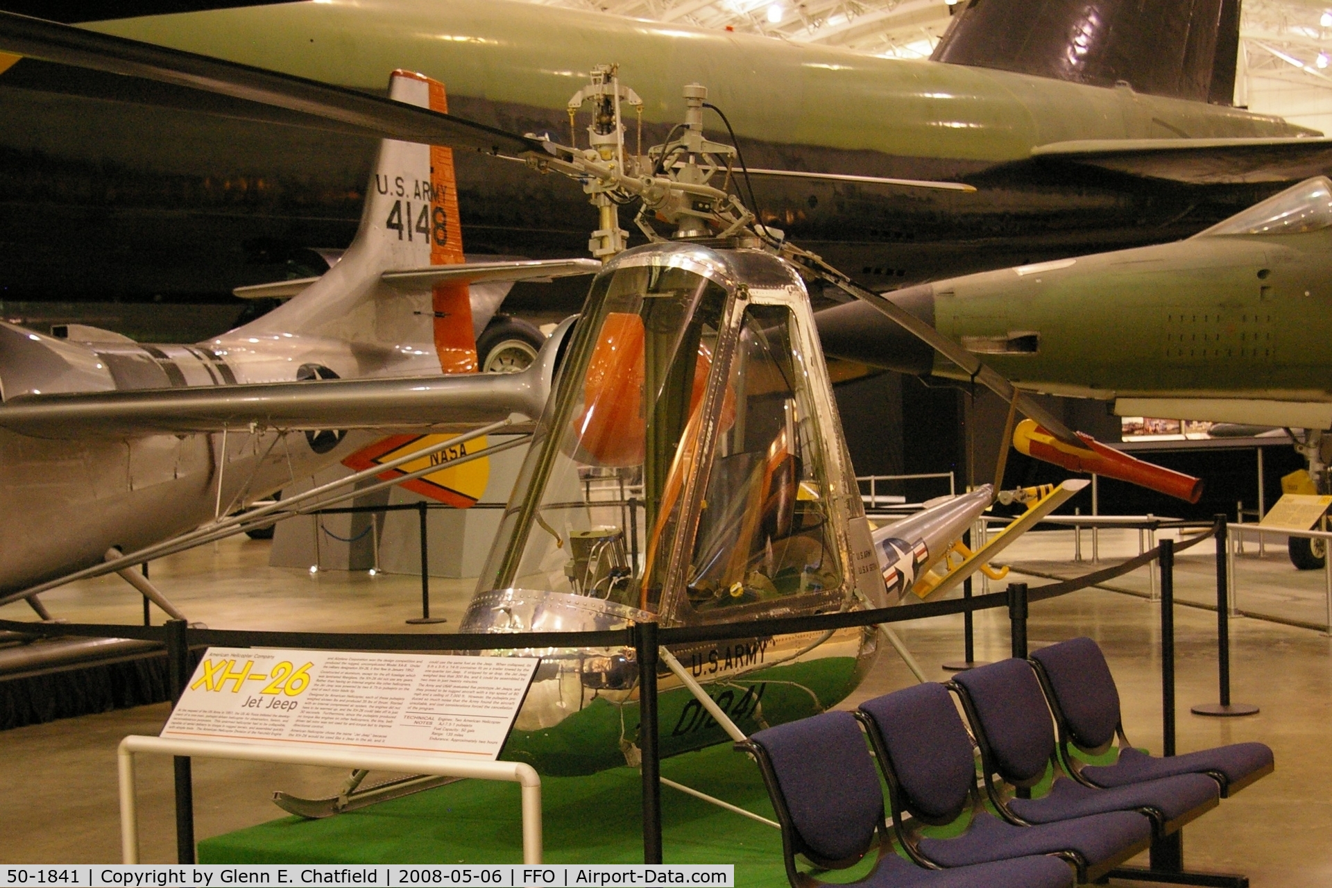 50-1841, 1951 American Helicopter Company XH-26 Jet Jeep C/N Unknown, Displayed at the National Museum of the U.S. Air Force