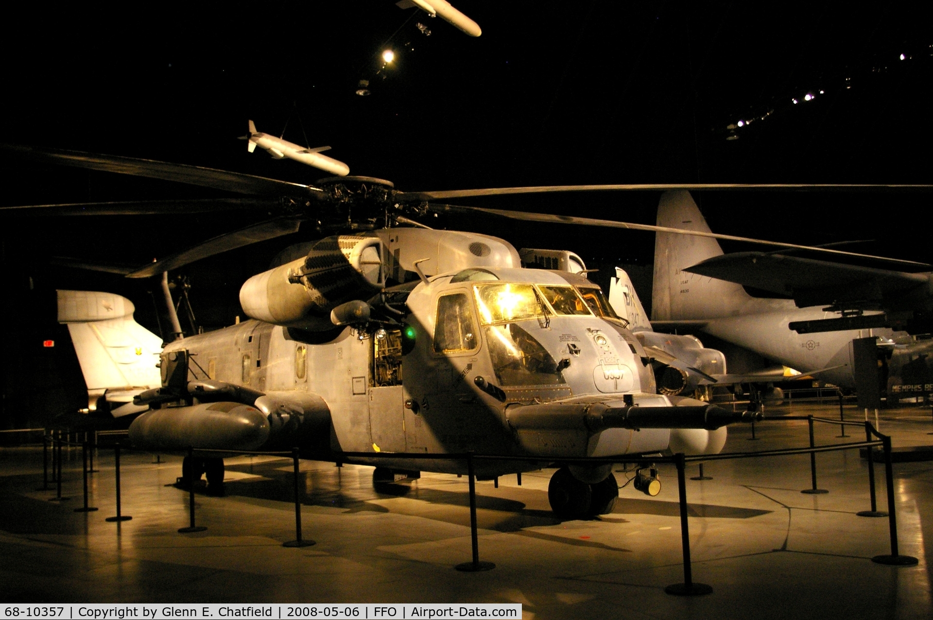 68-10357, 1968 Sikorsky MH-53M Pave Low IV C/N 65-173, Served in Vietnam, Desert Storm and Iraqi Freedom, last combat mission being 3/28/08