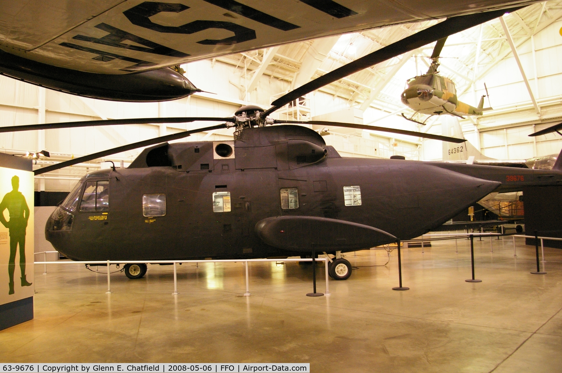 63-9676, 1963 Sikorsky CH-3E Jolly Green Giant C/N 61-508, Displayed at the National Museum of the U.S. Air Force