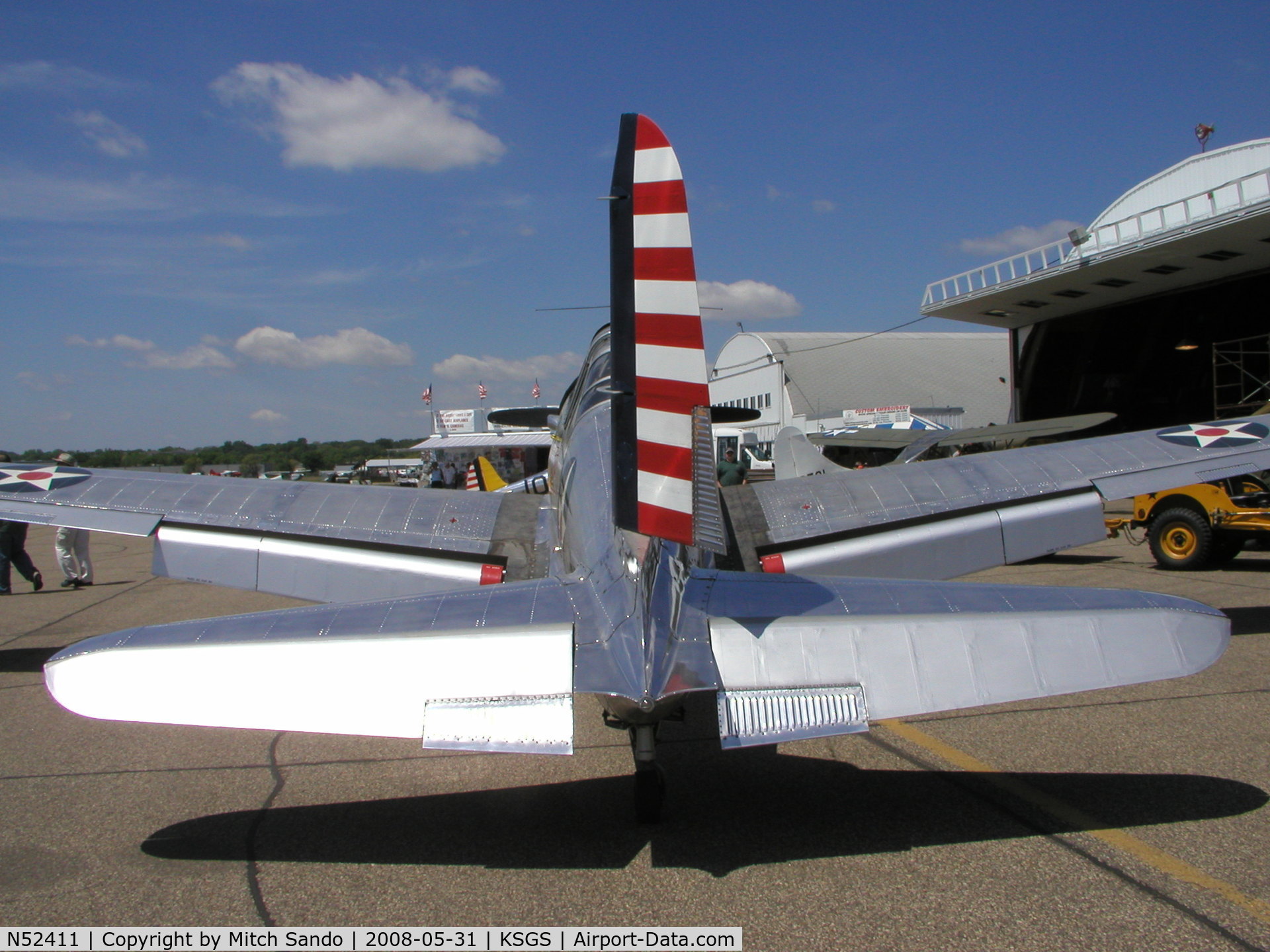N52411, 1941 Consolidated Vultee BT-13A C/N 2548, Fleming Field Fly-In 2008.