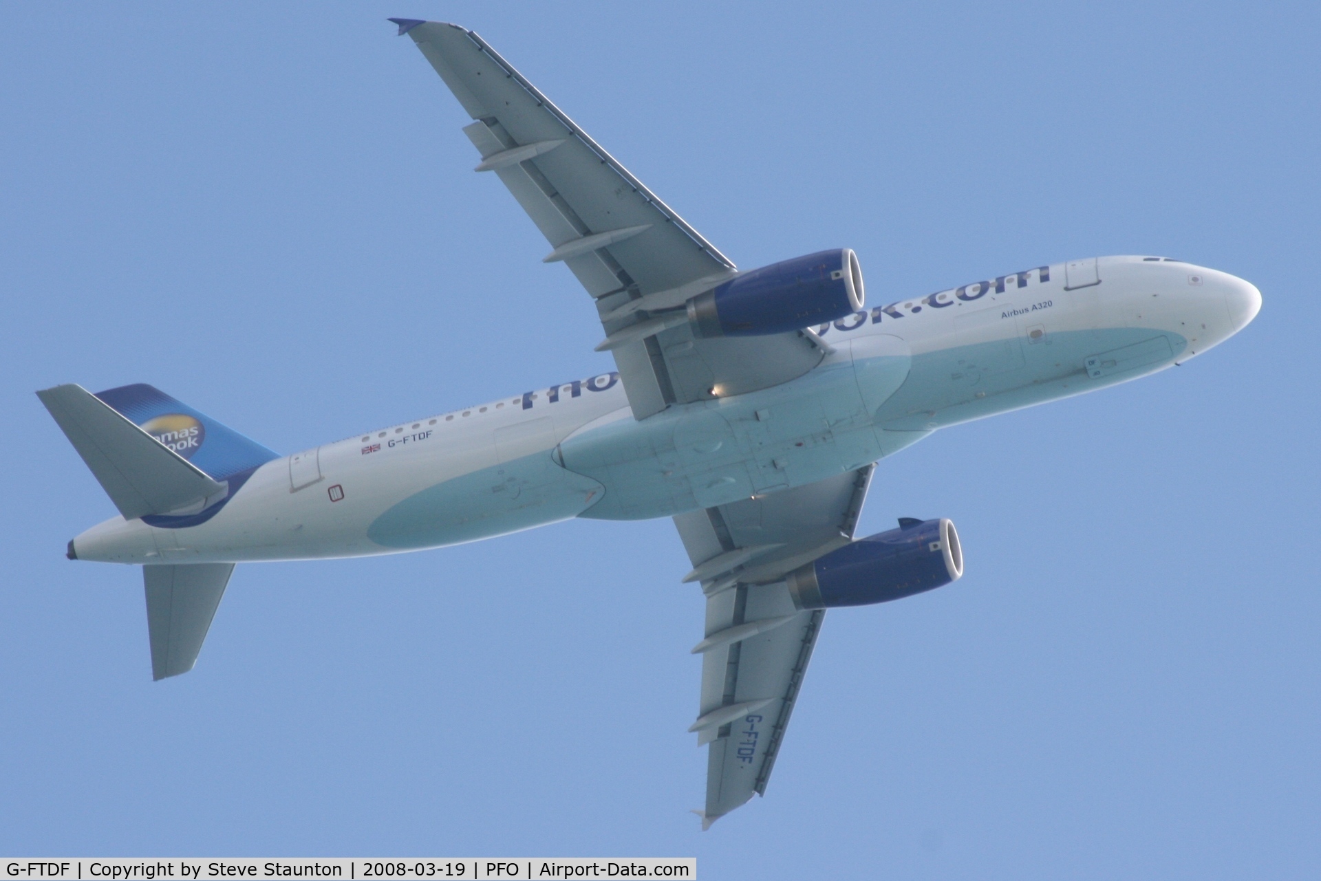 G-FTDF, 1994 Airbus A320-231 C/N 437, Taken on the approach to Paphos Airport, Cyprus (Climbing out this way today)