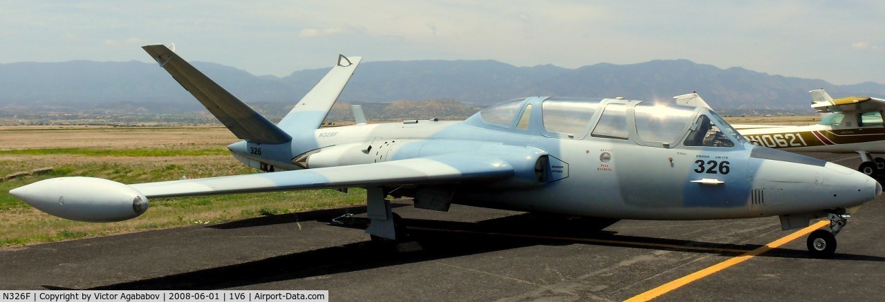 N326F, 1961 Fouga CM-170 Magister C/N 326, At Canon City Airport
