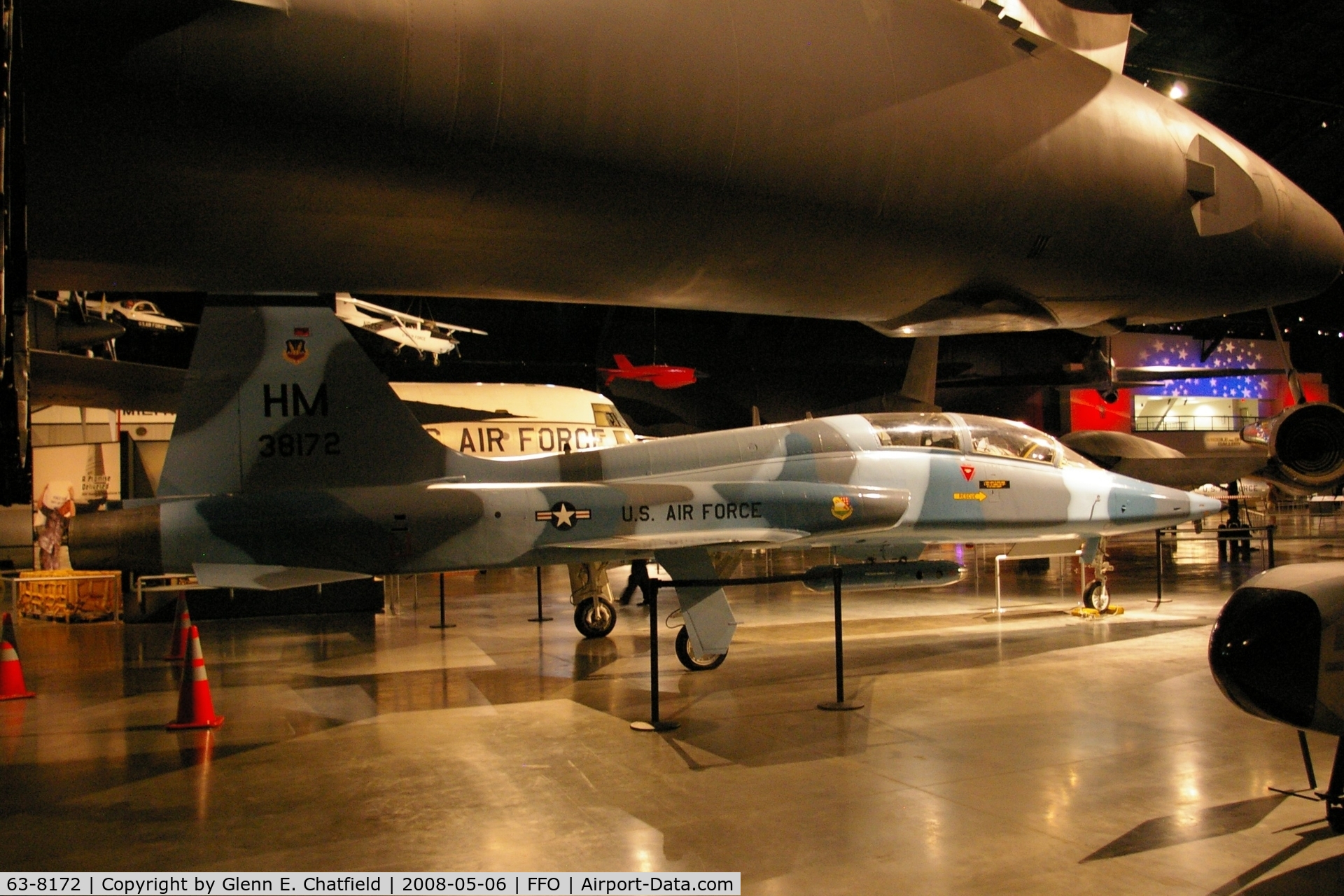 63-8172, 1963 Northrop AT-38B-50-NO Talon C/N N.5519, Displayed at the National Museum of the U.S. Air Force