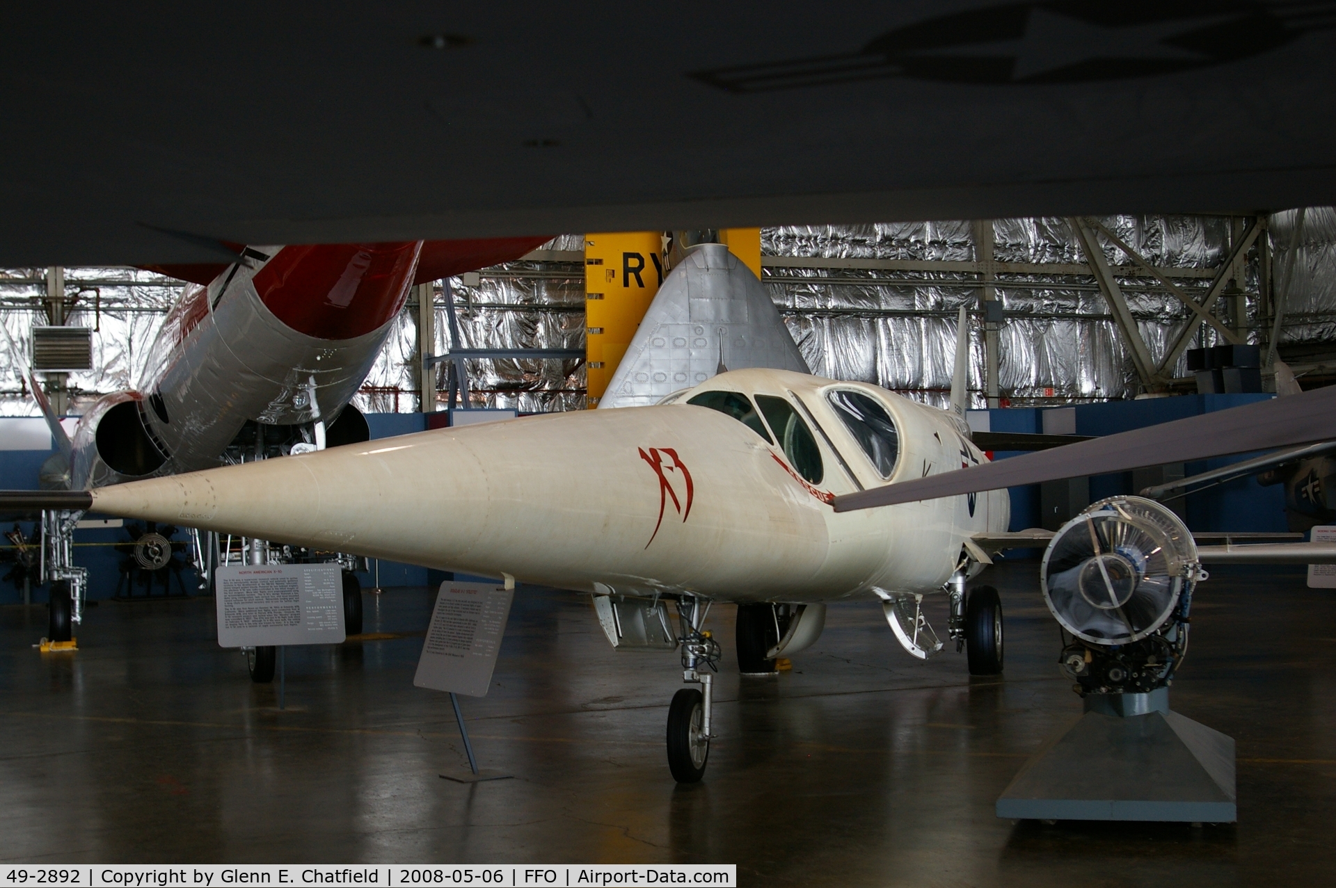 49-2892, 1949 Douglas X-3 Stiletto C/N Not found 49-2892, Displayed at the National Museum of the U.S. Air Force