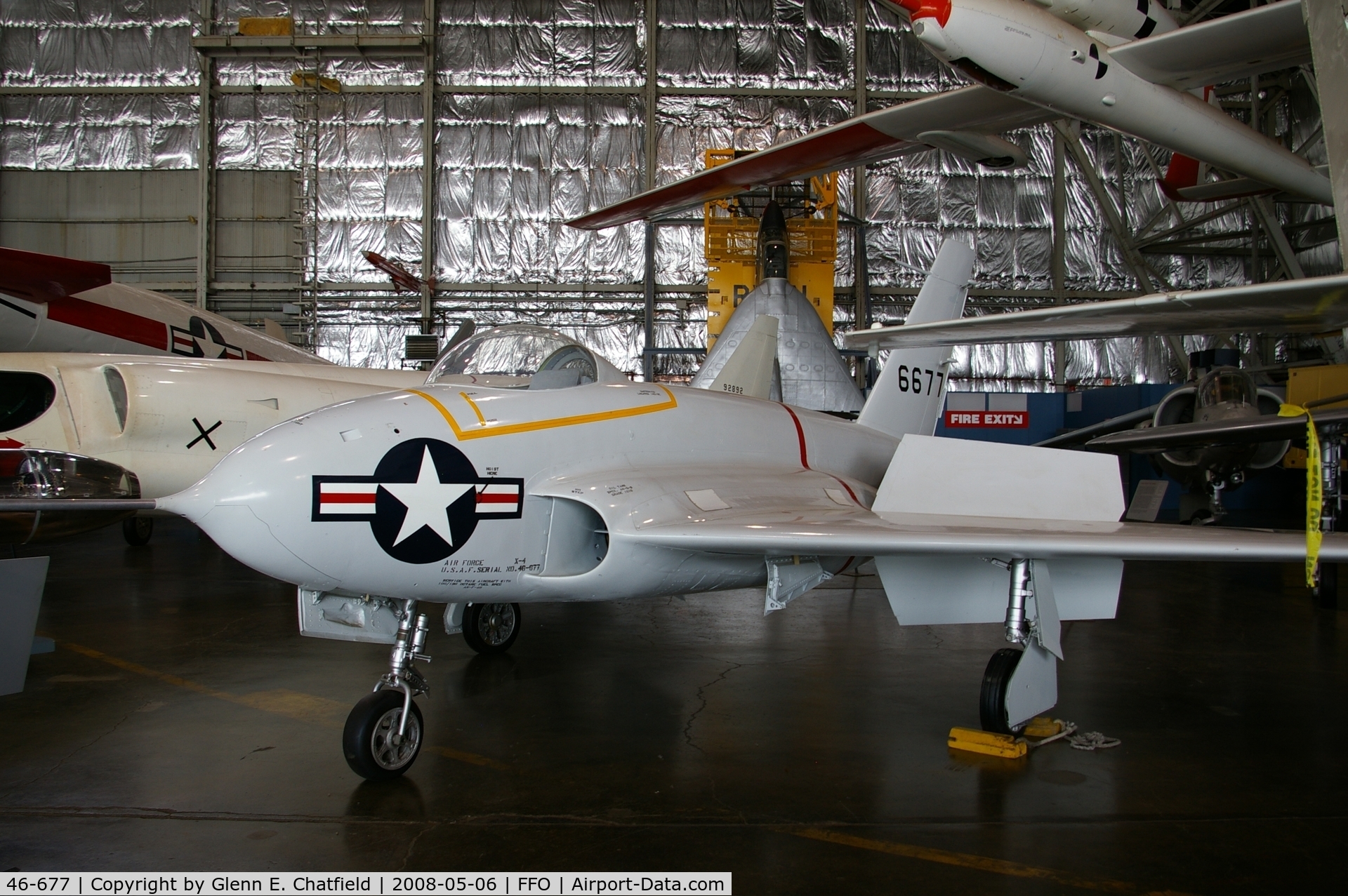 46-677, 1946 Northrop X-4 Bantam C/N Not found (46-677), Displayed at the National Museum of the U.S. Air Force
