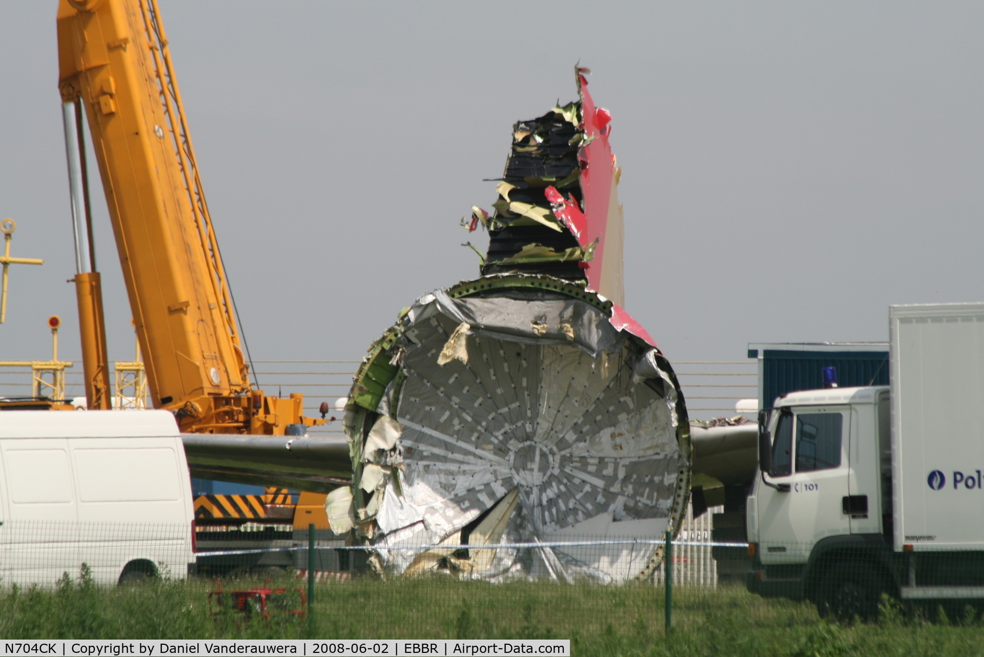 N704CK, 1980 Boeing 747-209F C/N 22299, tail