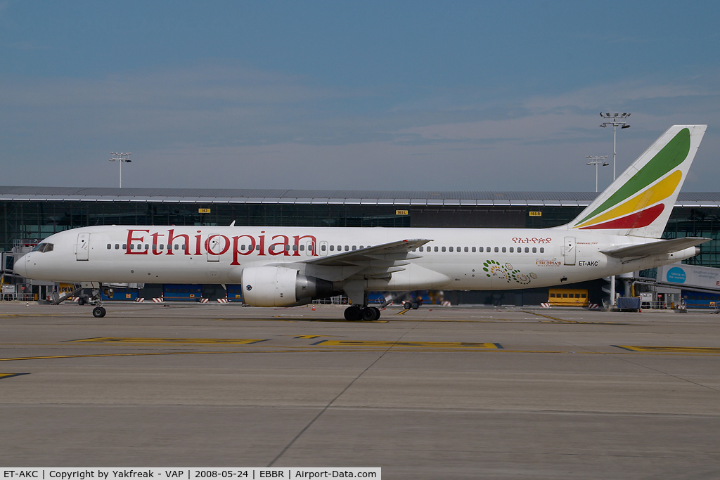 ET-AKC, 1991 Boeing 757-260 C/N 25353, Ethiopian Airlines Boeing 757-200