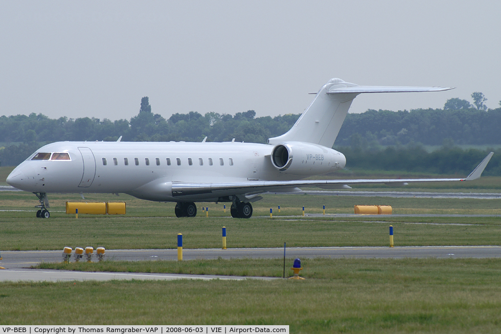 VP-BEB, 2002 Bombardier BD-700-1A10 Global Express C/N 9115, Bombardier Globalexpress