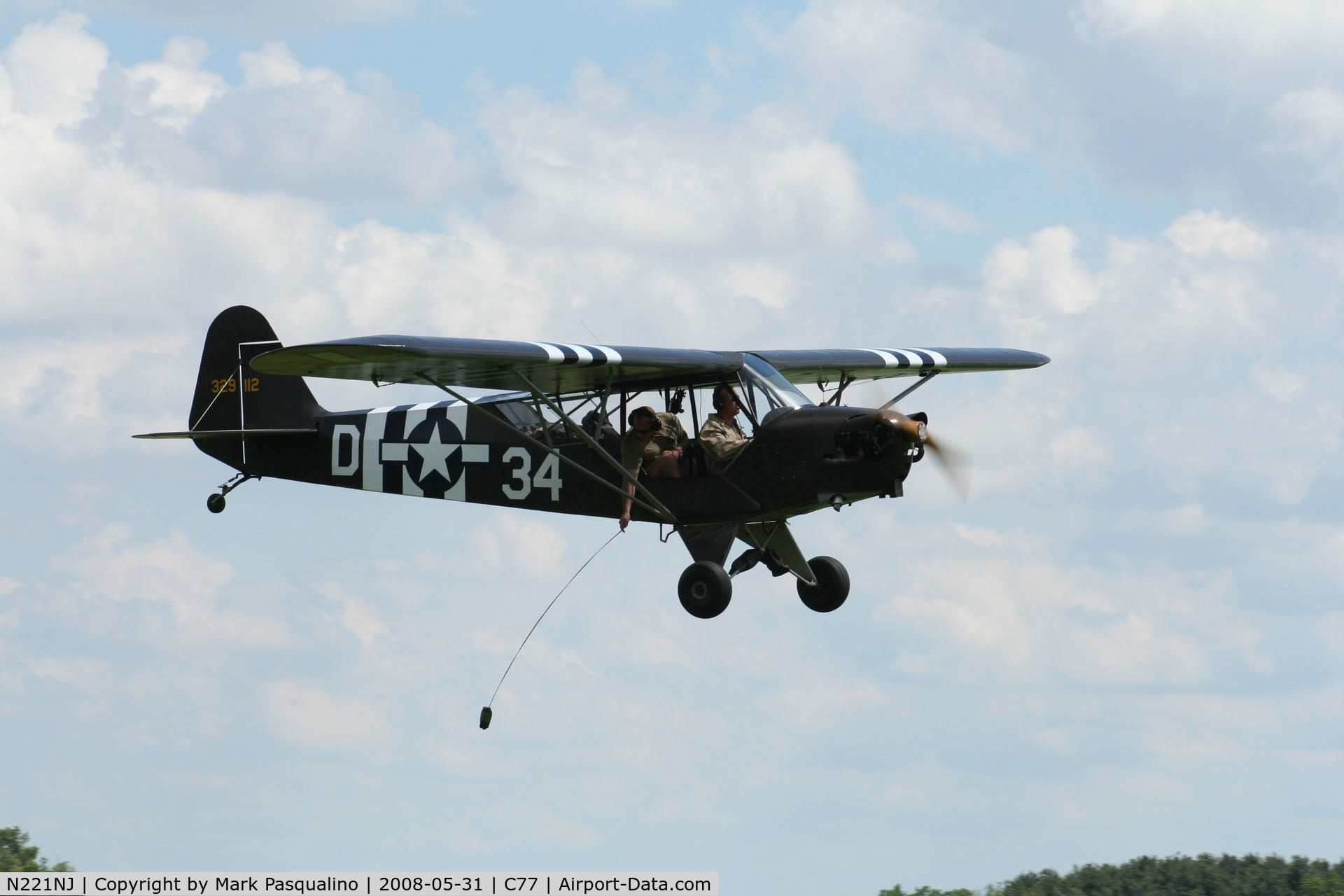 N221NJ, 1943 Piper J3C-65 Cub Cub C/N 10403, Piper L-4