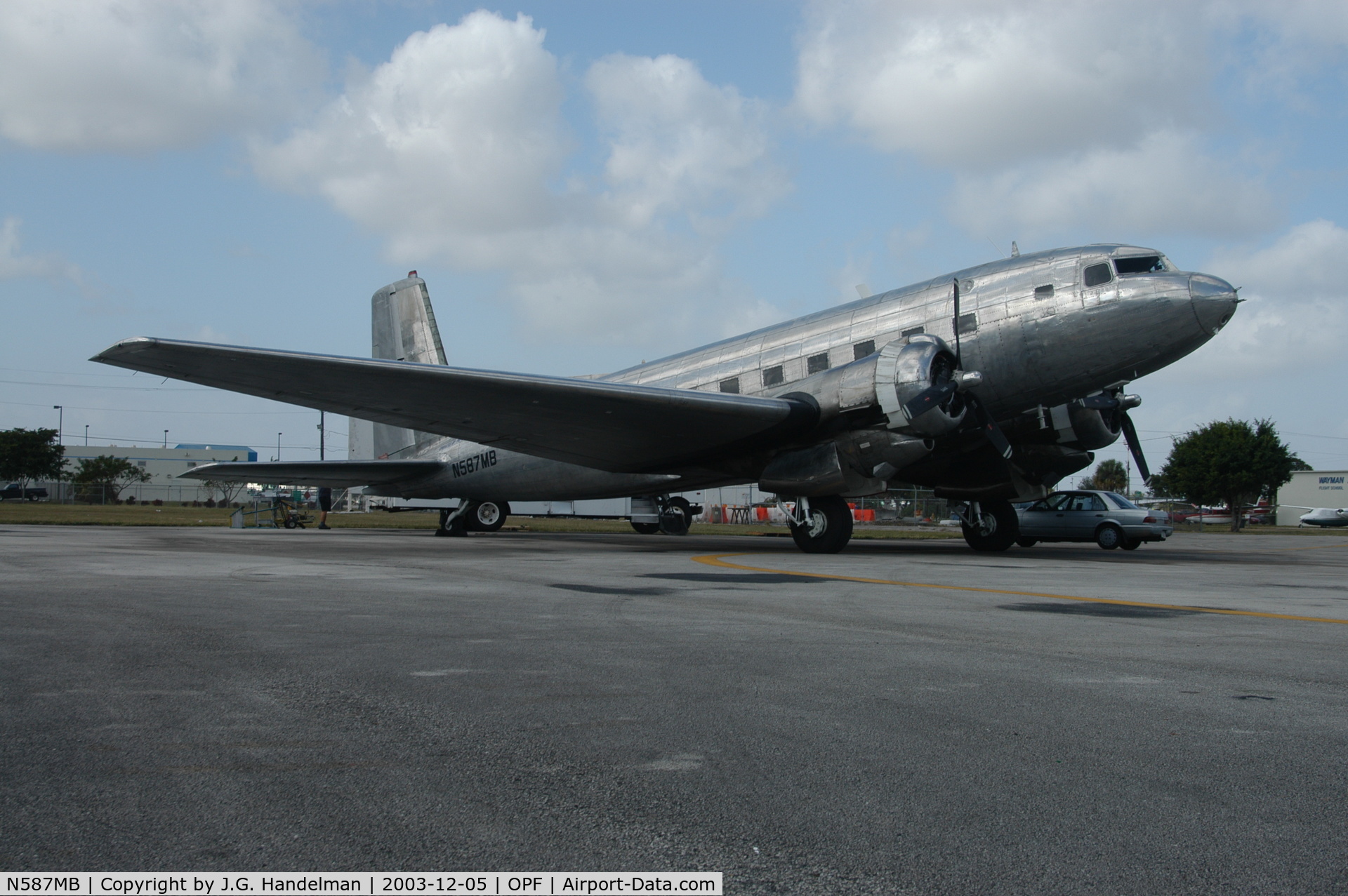 N587MB, 1951 Douglas DC-3S/R4D-8 (C-117D Skytrain) C/N 43312, at Opa Locka