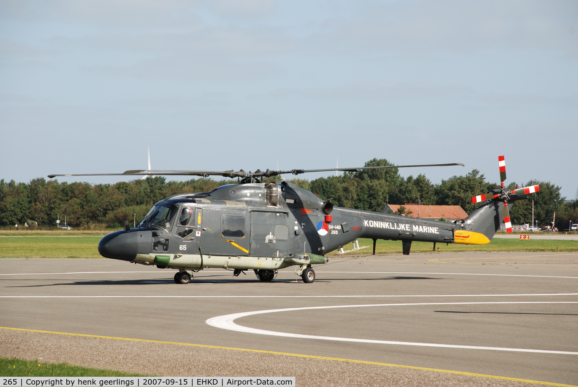 265, Westland SH-14D Lynx C/N 023, Heldair Maritime Air Show Den Helder Airport