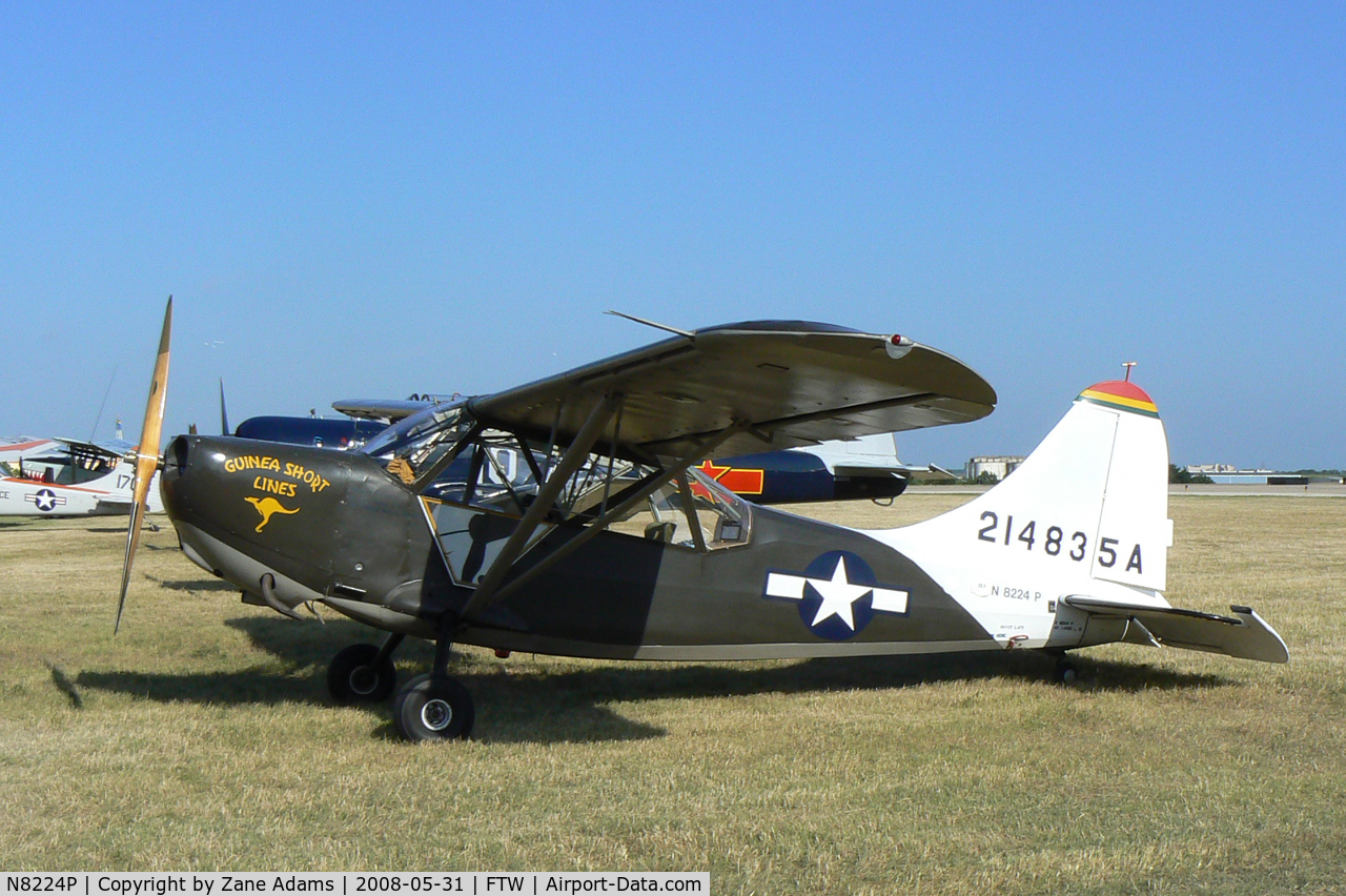 N8224P, 1942 Consolidated L5 C/N AB-01, At Meacham Field - Cowtown Warbird Roundup
