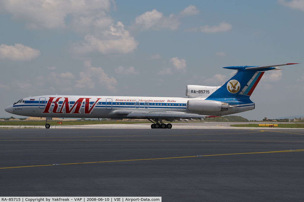 RA-85715, 1991 Tupolev Tu-154M C/N 91A891, KMV Tupolev 154