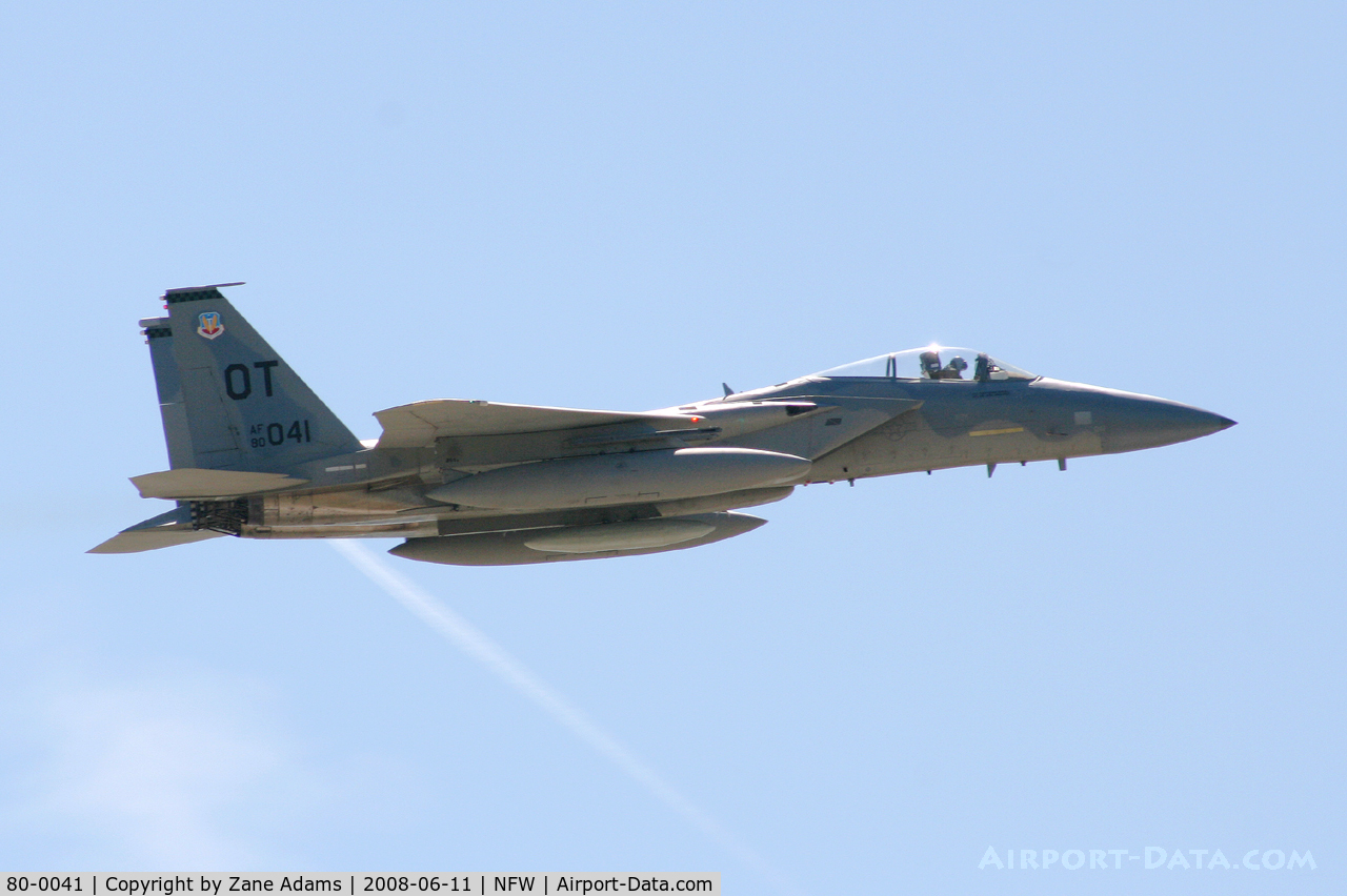 80-0041, 1980 McDonnell Douglas F-15C Eagle C/N 0704/C190, At Carswell Field (NASJRB Fort Worth)