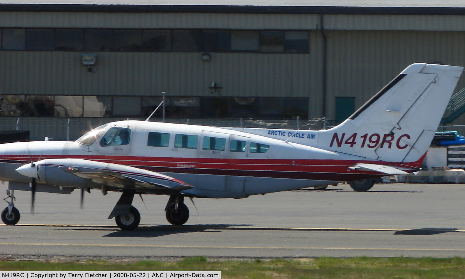 N419RC, 1980 Cessna 402C C/N 402C0419, Cessna 402C at Anchorage