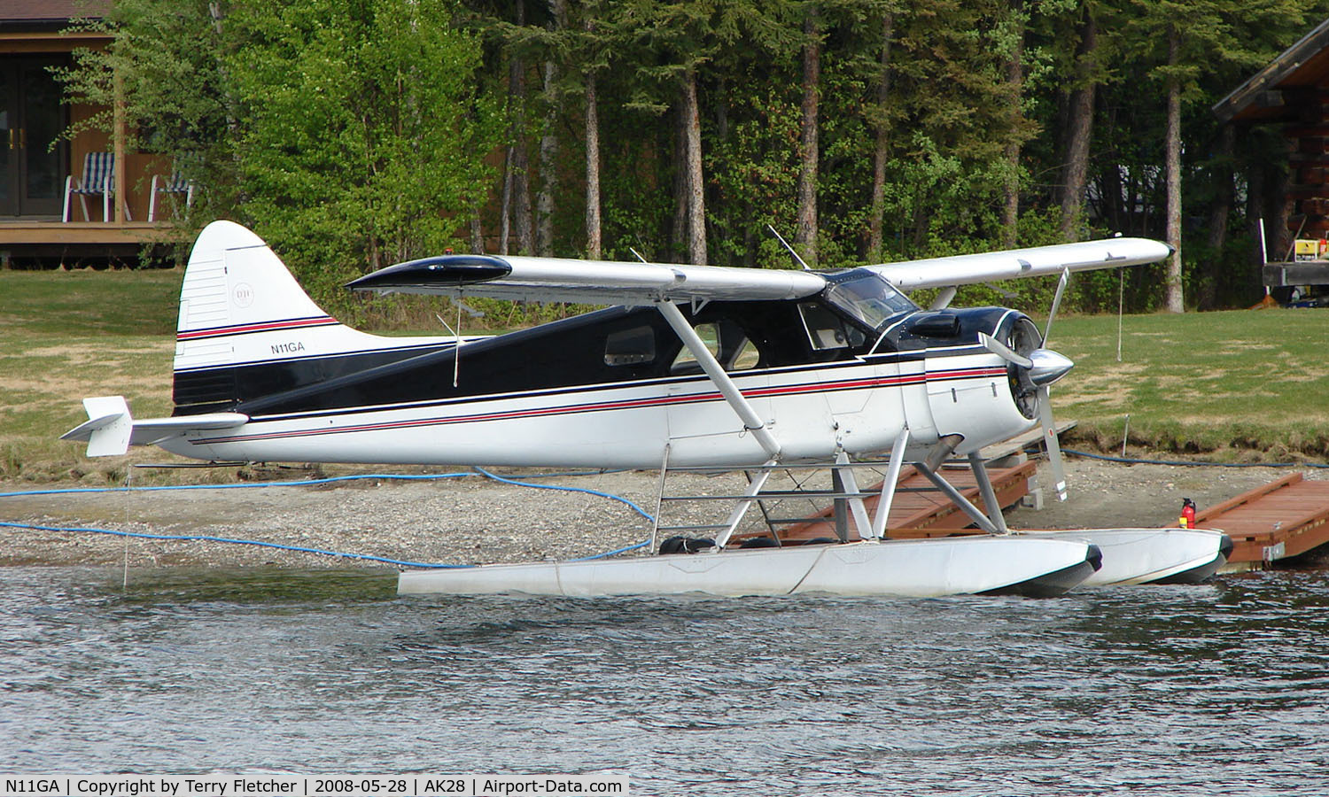 N11GA, 1959 De Havilland Canada Beaver DHC-2 C/N 1111, 1959 DHC2 Beaver at Chena Marina in Fairbanks