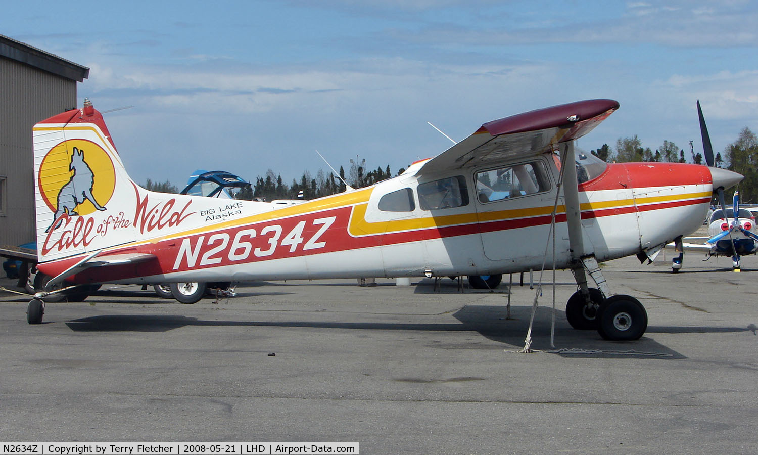 N2634Z, 1963 Cessna 185B Skywagon C/N 185-0634, Cessna 185B ' Call of the Wild ' at Lake Hood