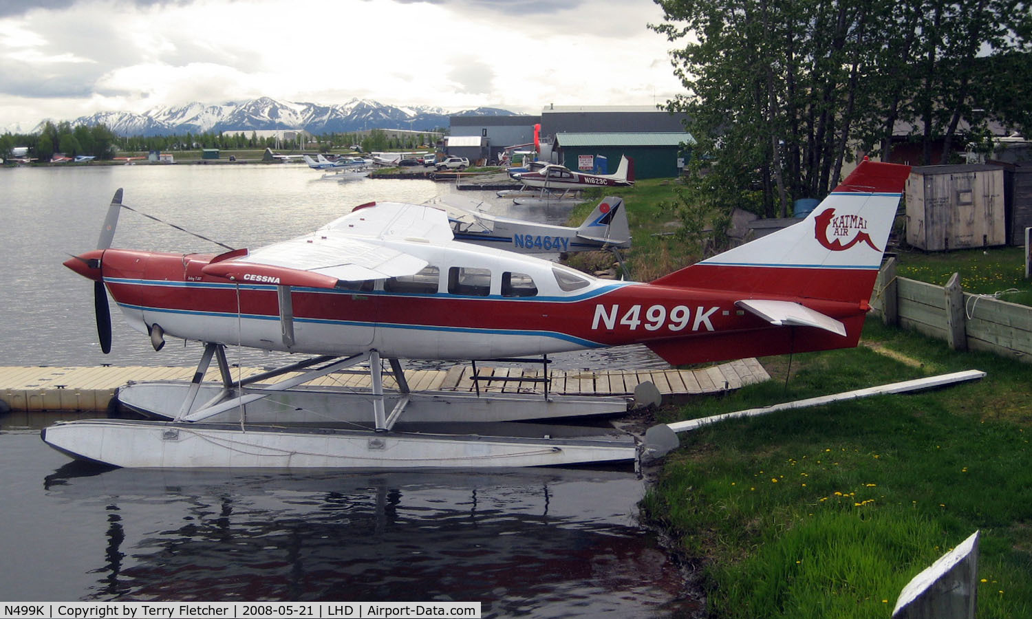 N499K, 1980 Cessna T207A C/N 20700632, Cessna T207A of Katmai Air at Lake Hood